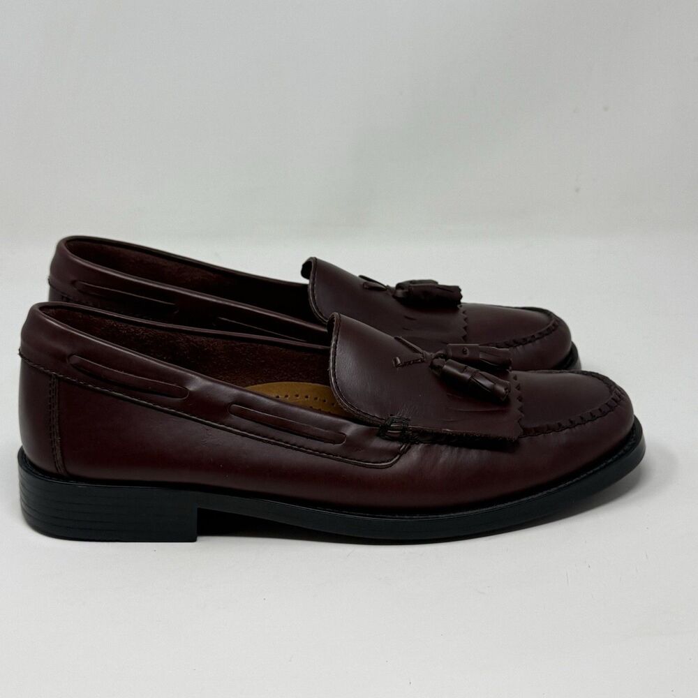 Weejuns Bass Marietta II Loafer Womens 11 N Narrow Brown Oxblood Leather Shoes